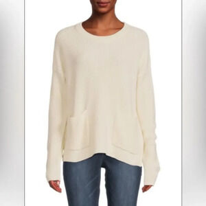 MADEWELL Ribbed Dropped Shoulder Sweater